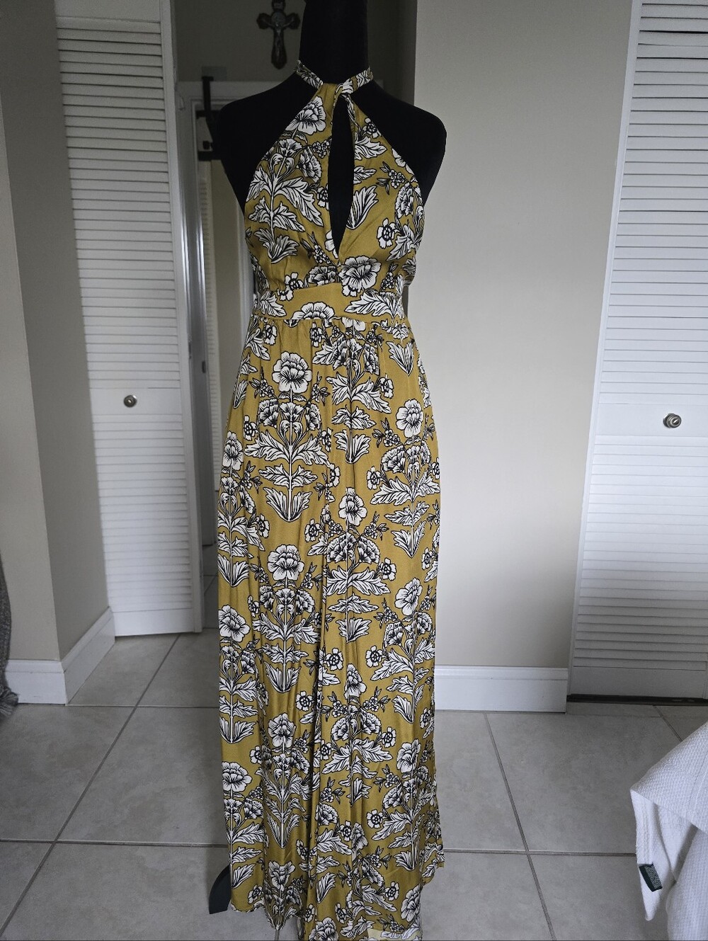 Maaji gold Floral Wide-Leg Jumpsuit
